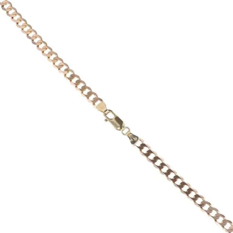 9ct Yellow Gold Curb Chain 20″