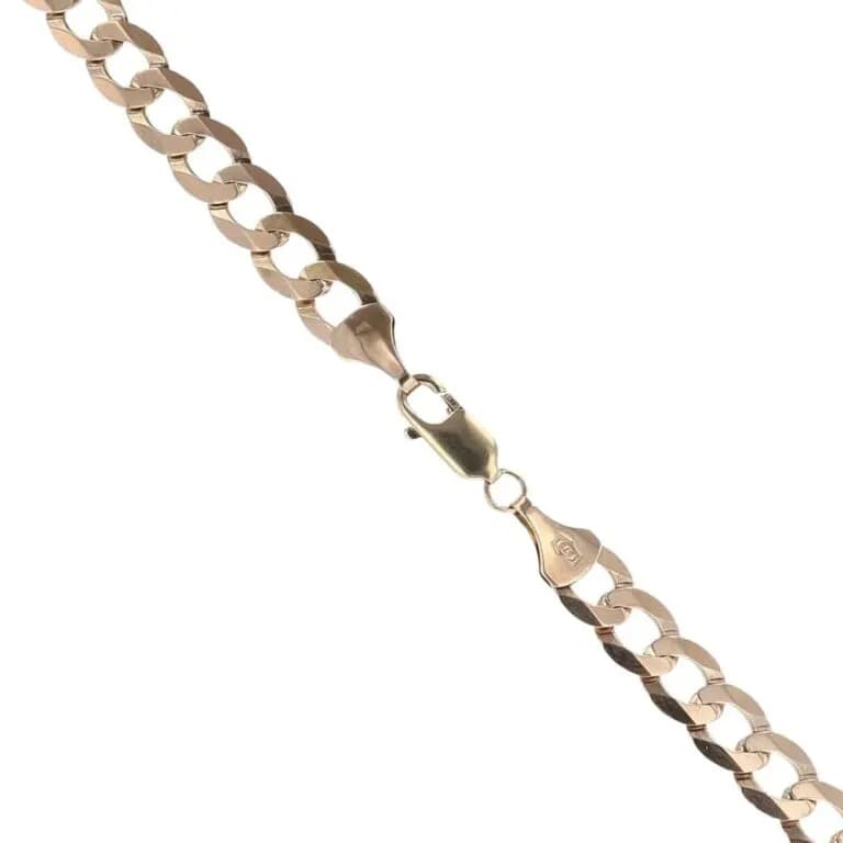9ct Yellow Gold Curb Chain 18″
