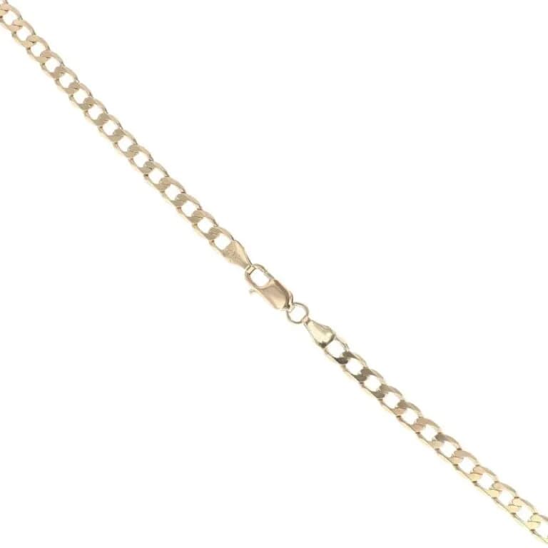 9ct Yellow Gold Curb Chain 18″