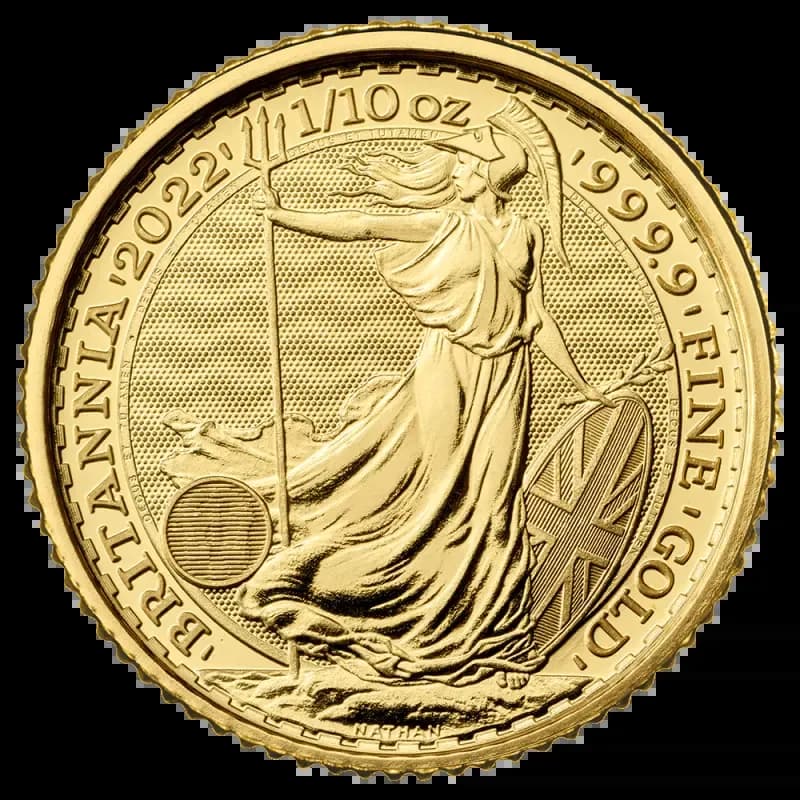 1/10 oz Britannia Gold Coin (2022)
