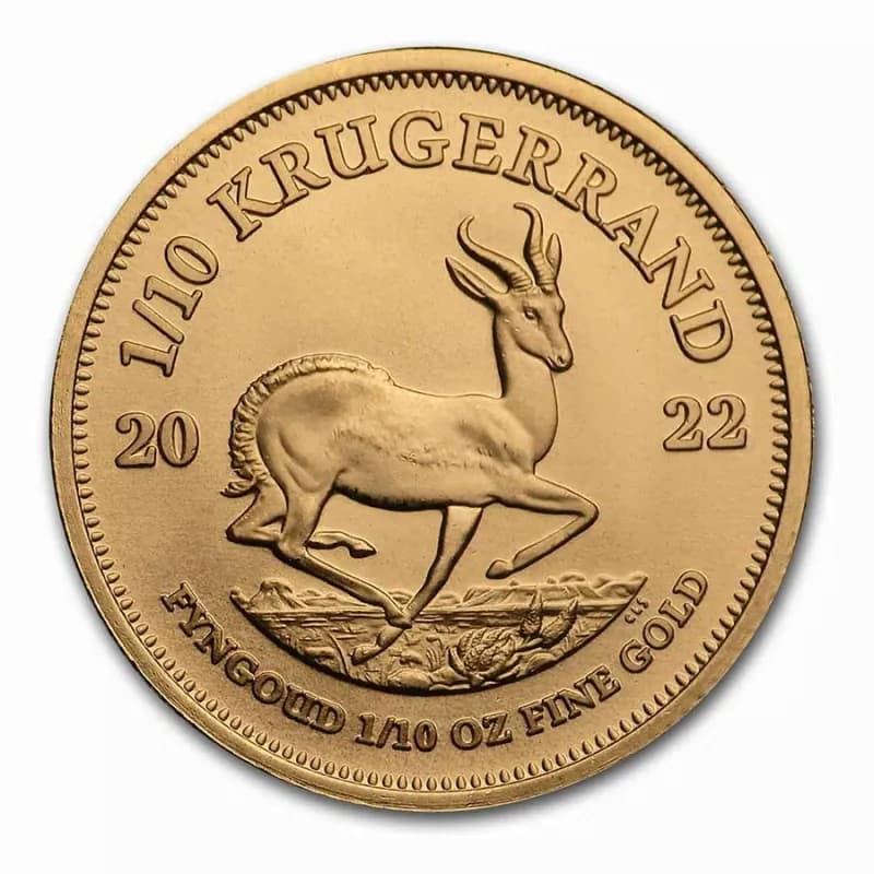 1/10 oz Krugerrand Gold Coin | 2022