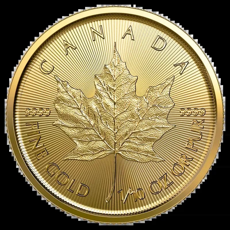 1/10 oz Maple Leaf Gold Coin | 2023