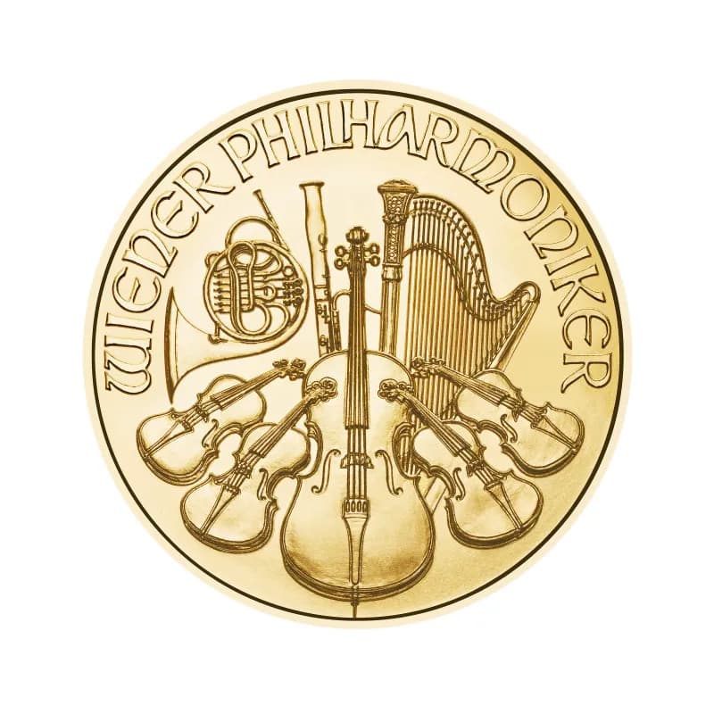 1/10 oz Vienna Philharmonic Gold Coin | 2023