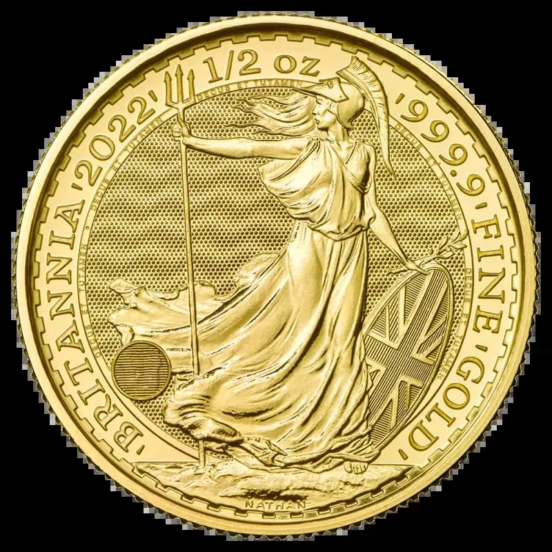 1/2 oz Britannia Gold Coin (2022)