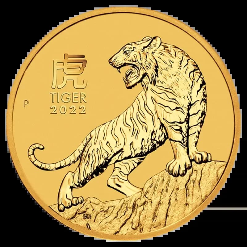 1/2 oz Lunar III Tiger Gold Coin | 2022