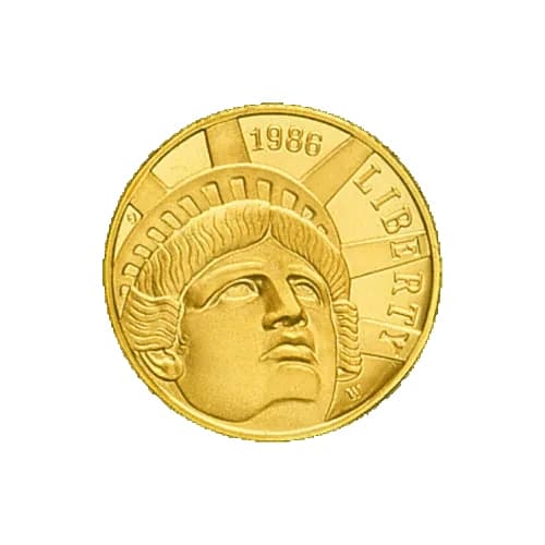 1/4 oz 1986 Statue of Liberty