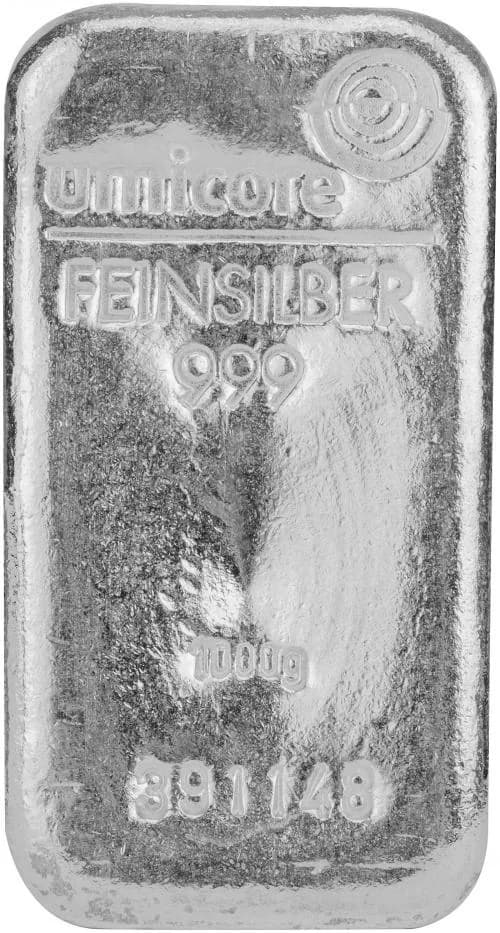 Umicore 1 kg Silver Bar