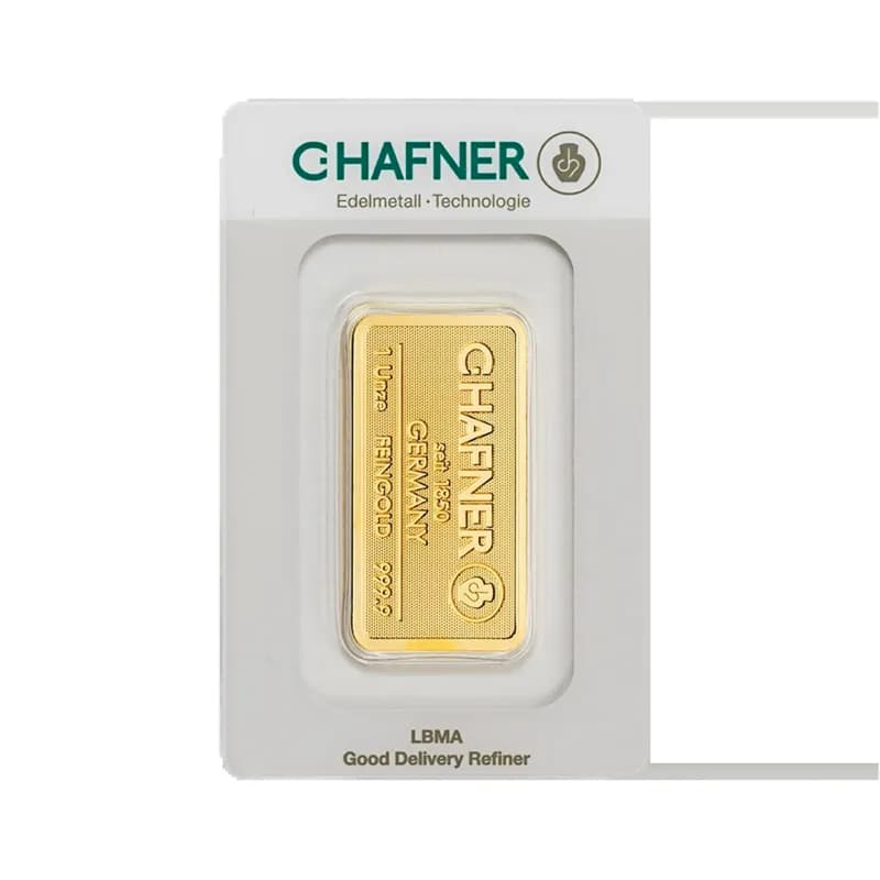 1 oz Gold Bar | C.Hafner