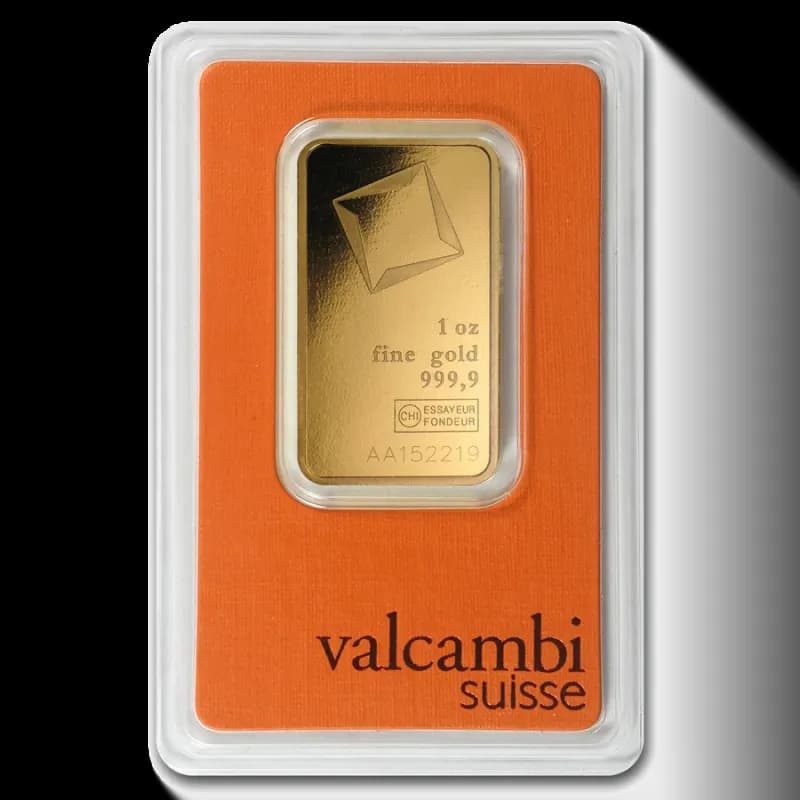 1 oz Gold Bar | Valcambi