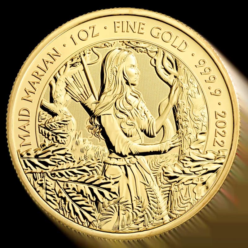 1 oz Maid Marian Gold Coin (2022)