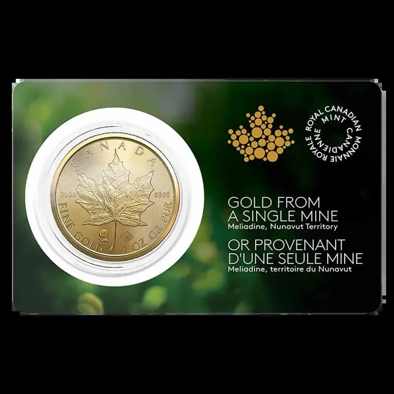 1 oz Maple Leaf Gold Coin | Single Source | 2022