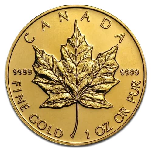 Maple Leaf, 1 oz Gold, mixed years