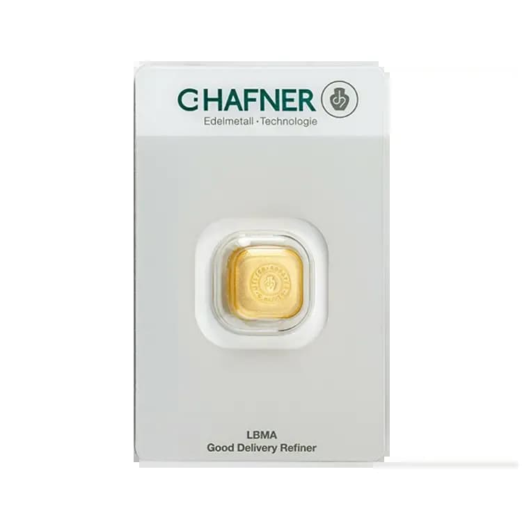 1 oz Nugget Gold Bar | C. Hafner