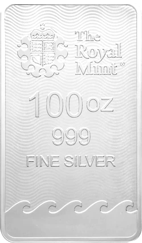 Royal Mint Britannia 100 oz Silver Bar
