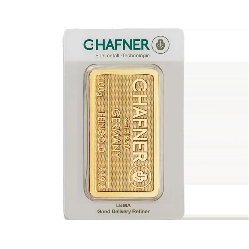 100g Gold Bar | C.Hafner
