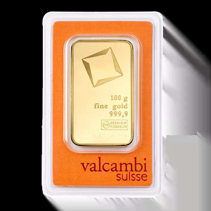 100g Gold Bar | Valcambi