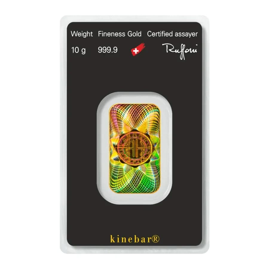 10g Gold Bar Argor Heraeus Kinebar