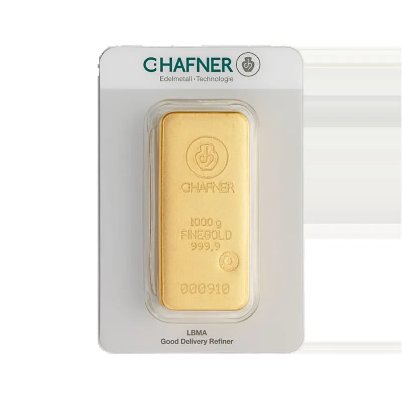 1kg Gold Bar | C. Hafner
