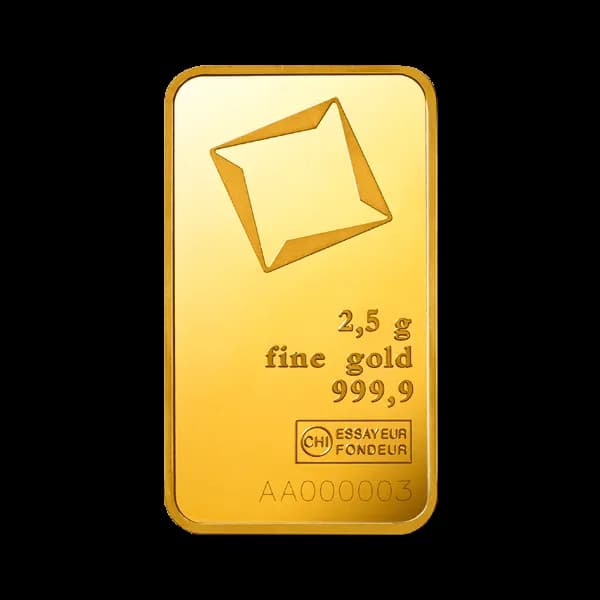 2.5g Gold Bar | Valcambi