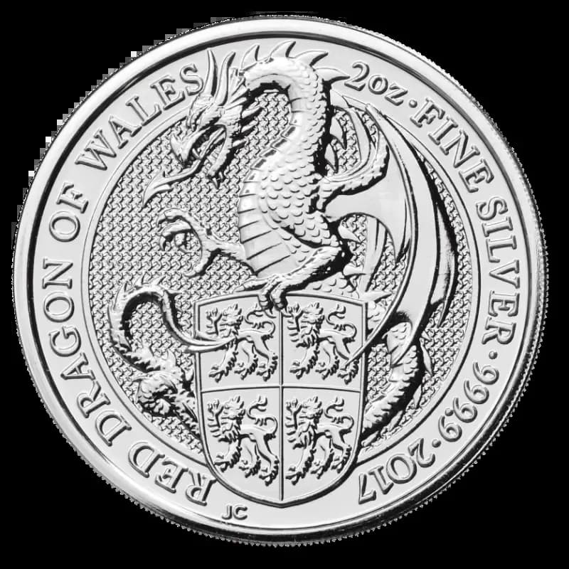 2 oz Queen’s Beasts Dragon | Silver | 2017
