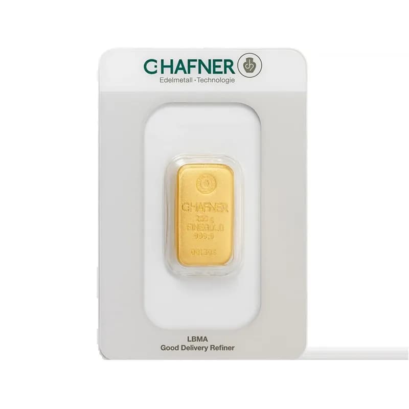250g Gold Bar | C. Hafner