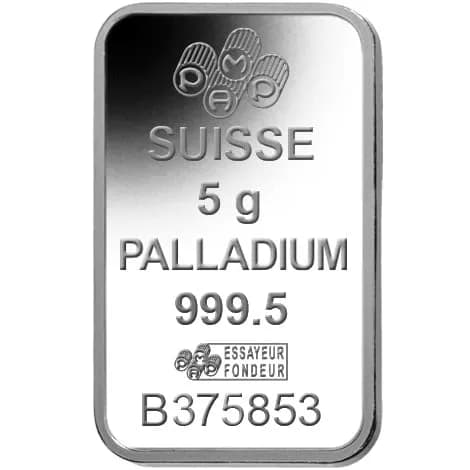 5 GRAM PAMP PALLADIUM BAR