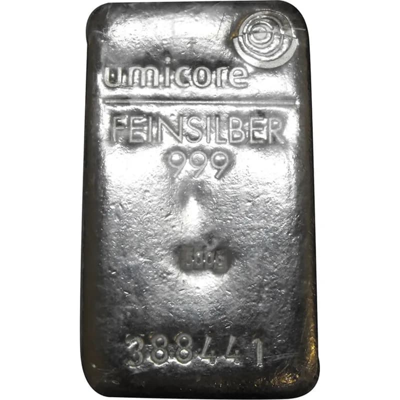 500 GRAM UMICORE SILVER BAR