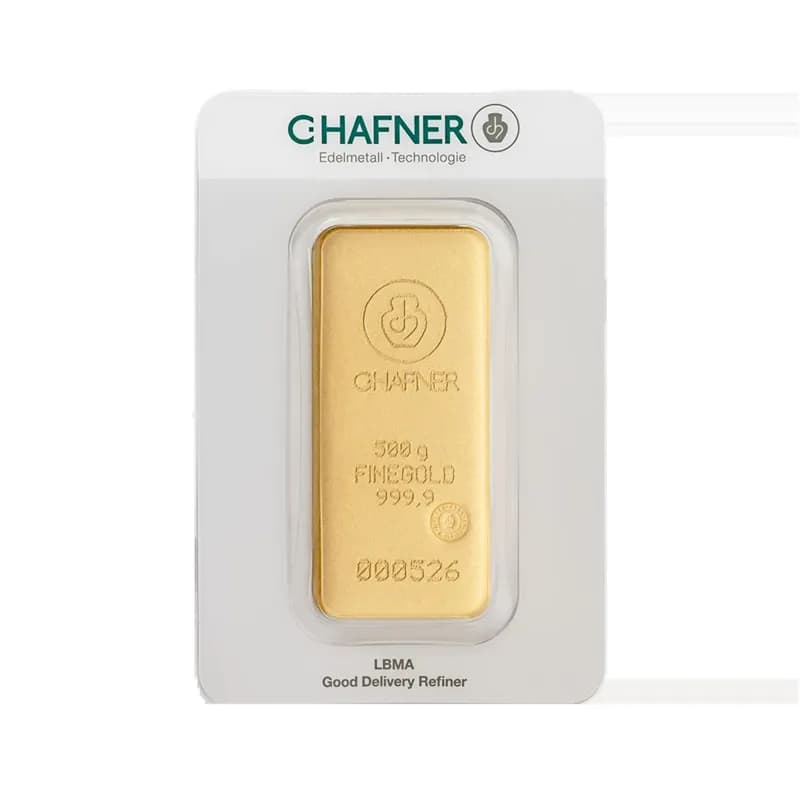 500g Gold Bar | C.Hafner