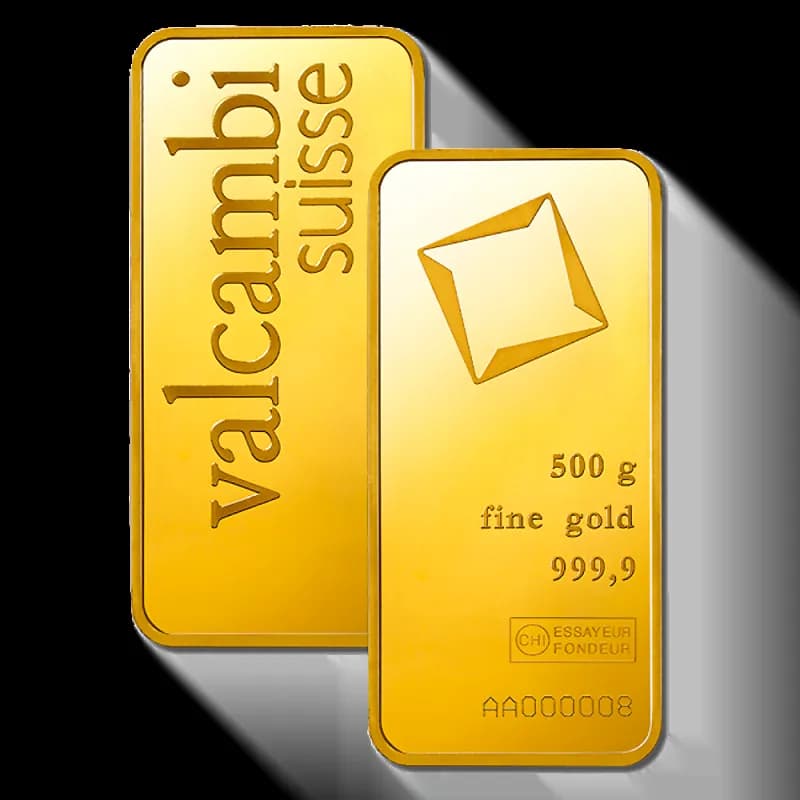 500g Gold Bar | Valcambi
