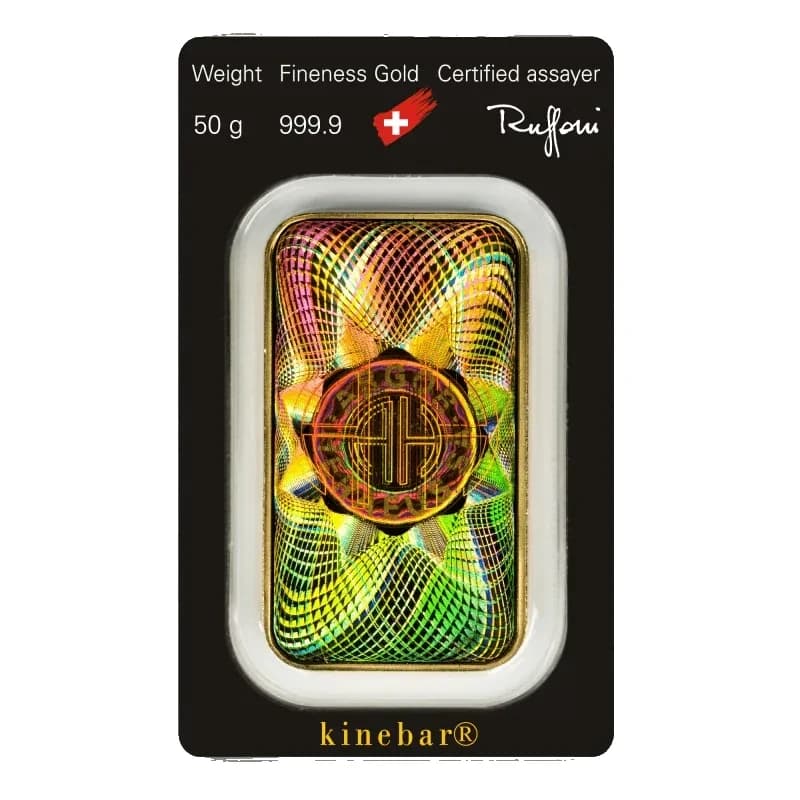 50g Gold Bar | Argor Heraeus | Kinebar
