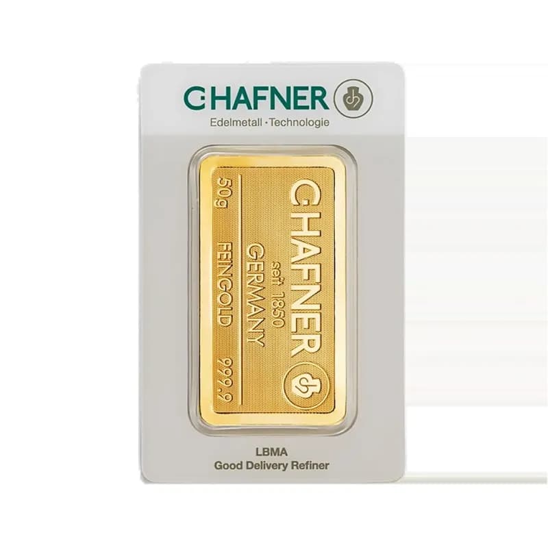 50g Gold Bar | C.Hafner