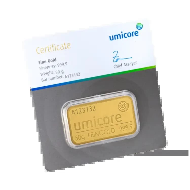50g Gold Bar | Umicore