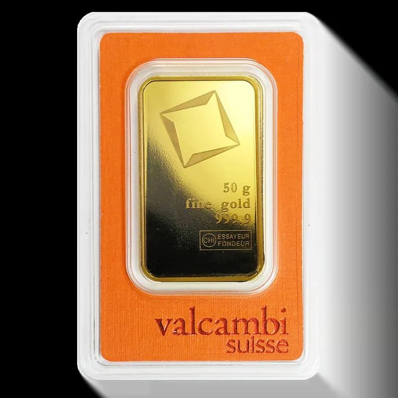 50g Gold Bar | Valcambi