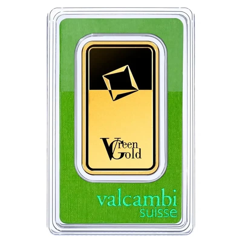 50g Gold Bar | Valcambi | Green Gold