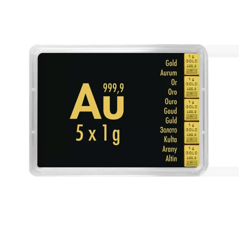 5x 1g CombiBar | Gold