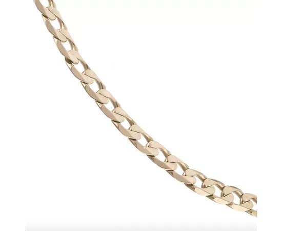 9ct Yellow Gold 22 Inch Curb Chain