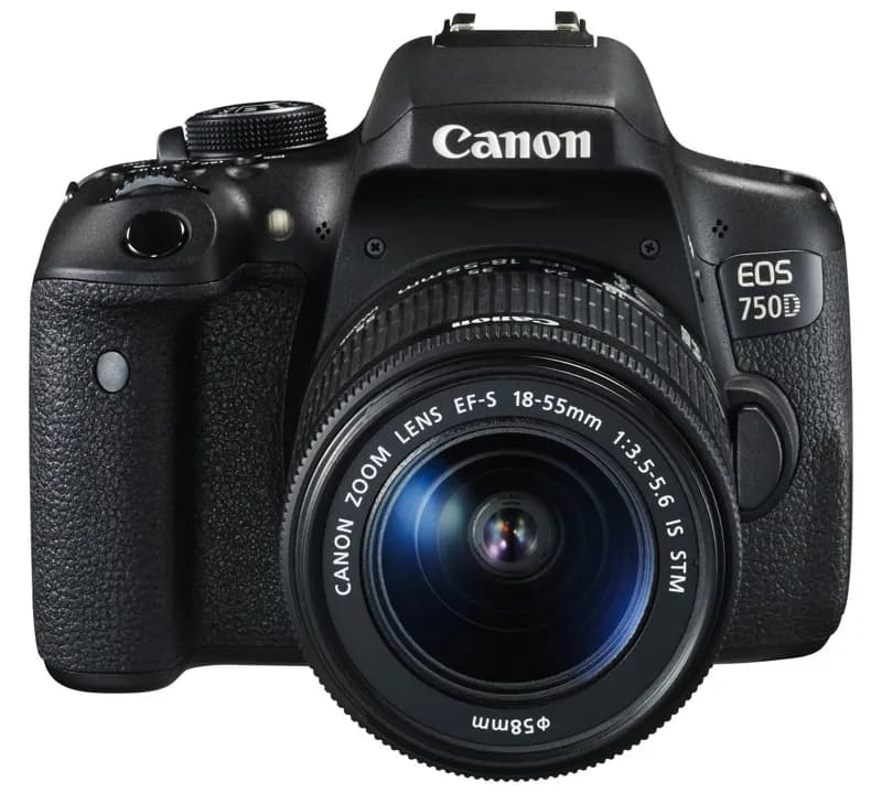 CANON EOS 750D DSLR CAMERA WITH 18-55MM LENS