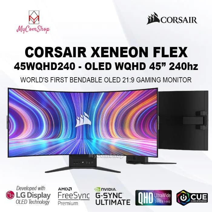 Corsair Xeneon Flex 45 Bendable OLED