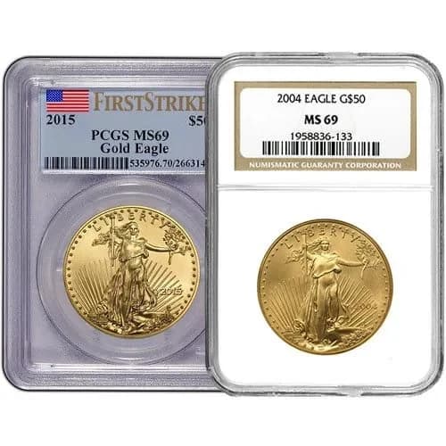 1 oz American Gold Eagle MS69