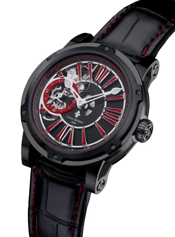 Louis Moinet Metropolis Black and Red