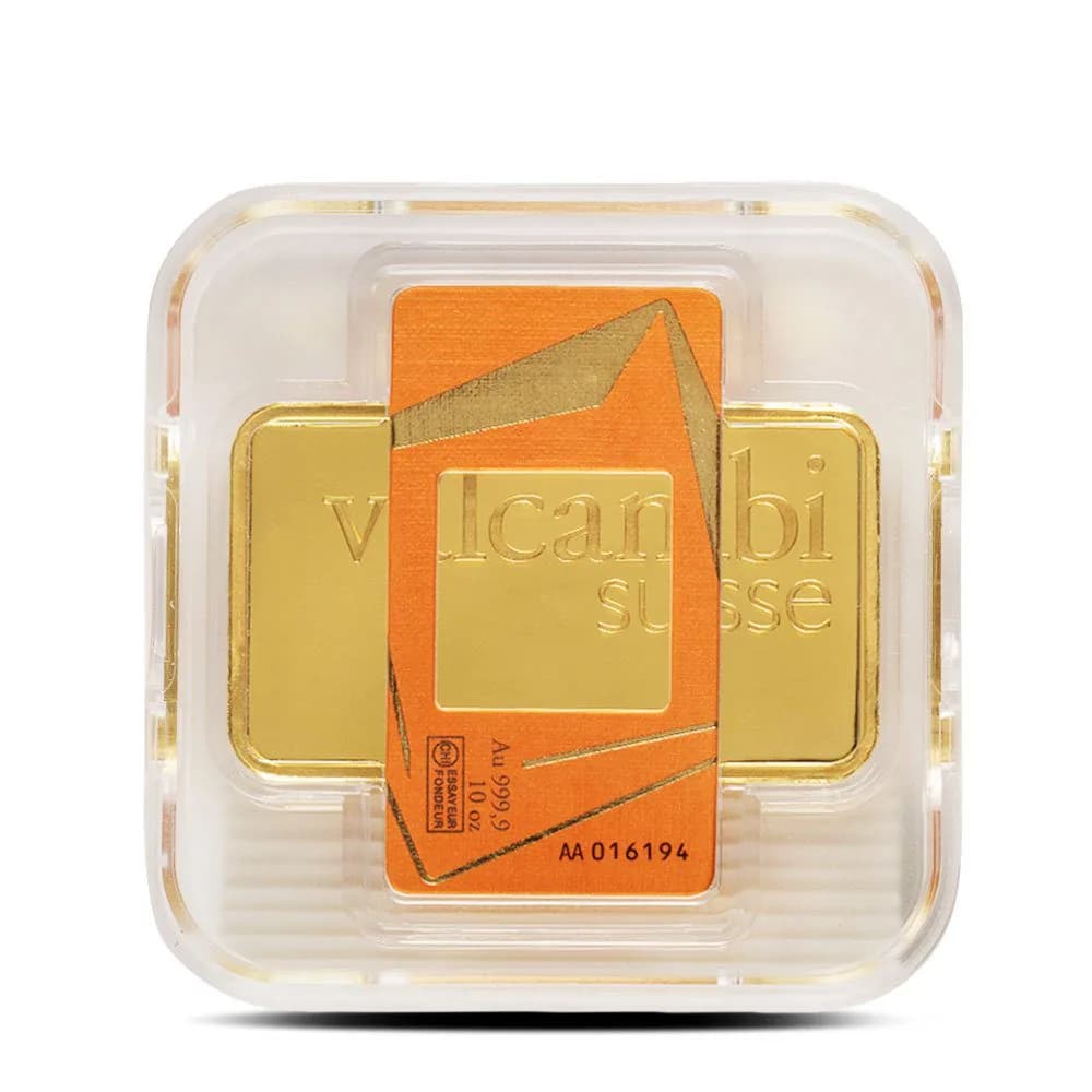 10 oz Valcambi Gold Bar (New w/ Assay)