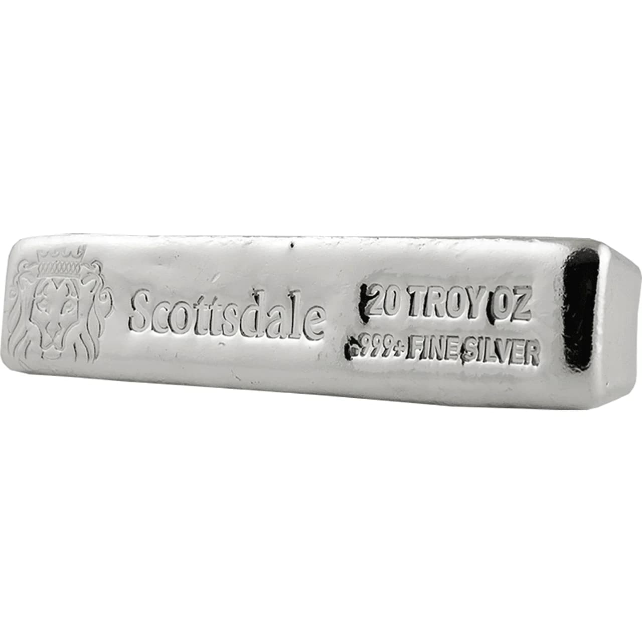 Scottsdale Mint 20 oz Cast Silver Bar