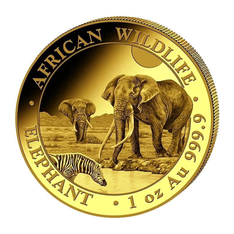 1 oz Somalia Elephant Gold Coin 2026