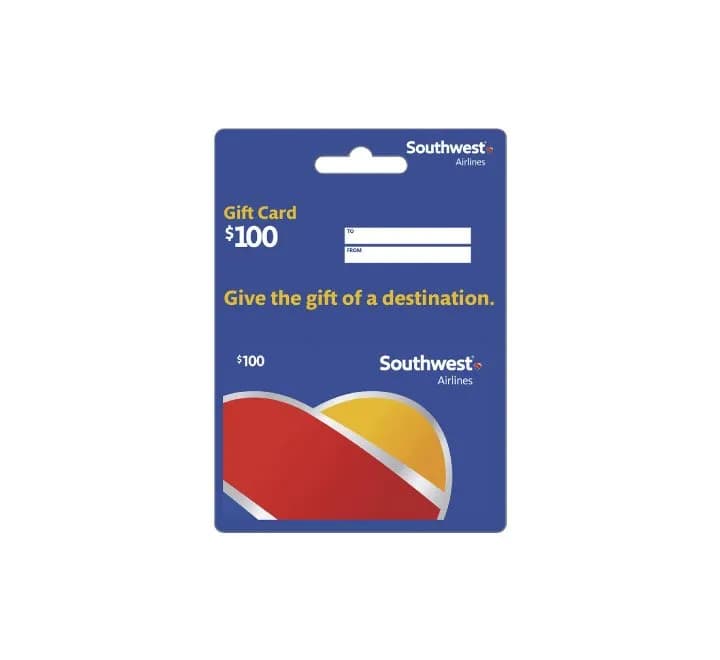 Southwest – $100 Gift Card