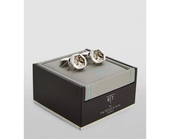 Tateossian Octagonal Gear Cufflinks