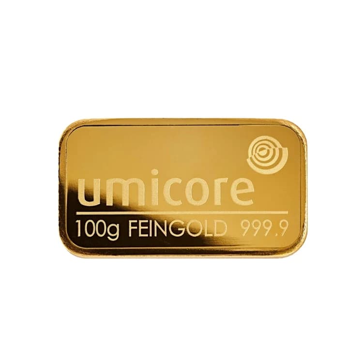 100g Gold Bar | Umicore