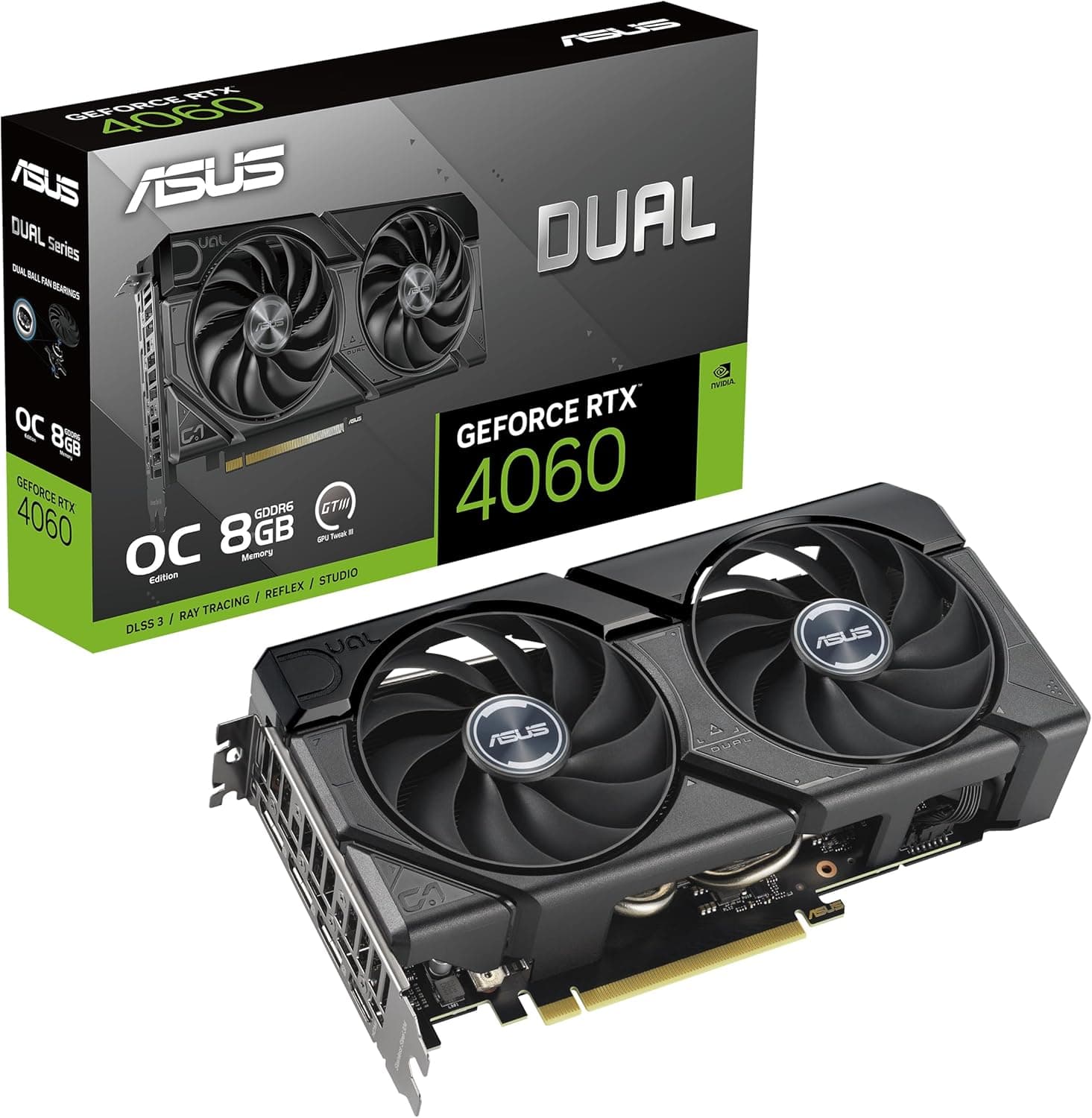 ASUS Dual GeForce RTX 4060 OC 8GB Graphics Card