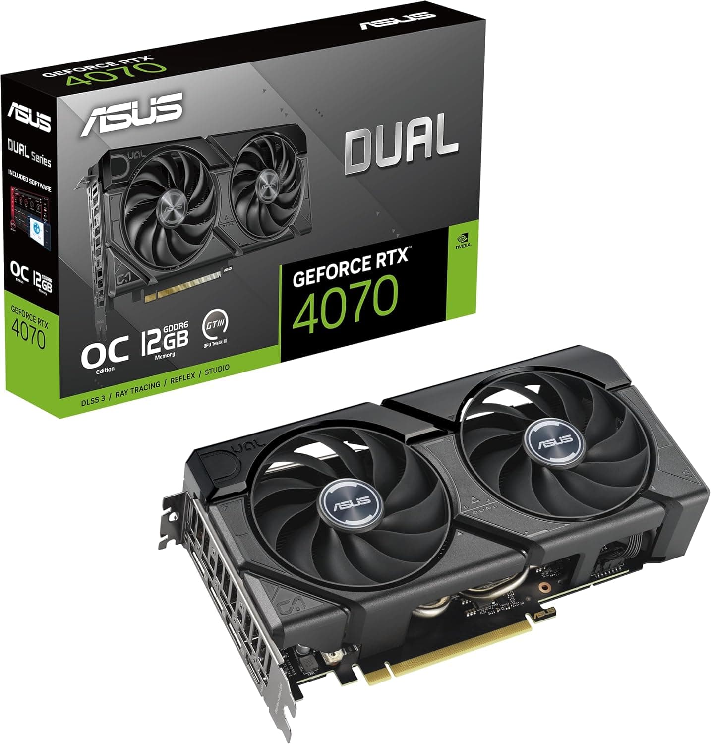 ASUS Dual GeForce RTX 4070 12GB Graphics Card