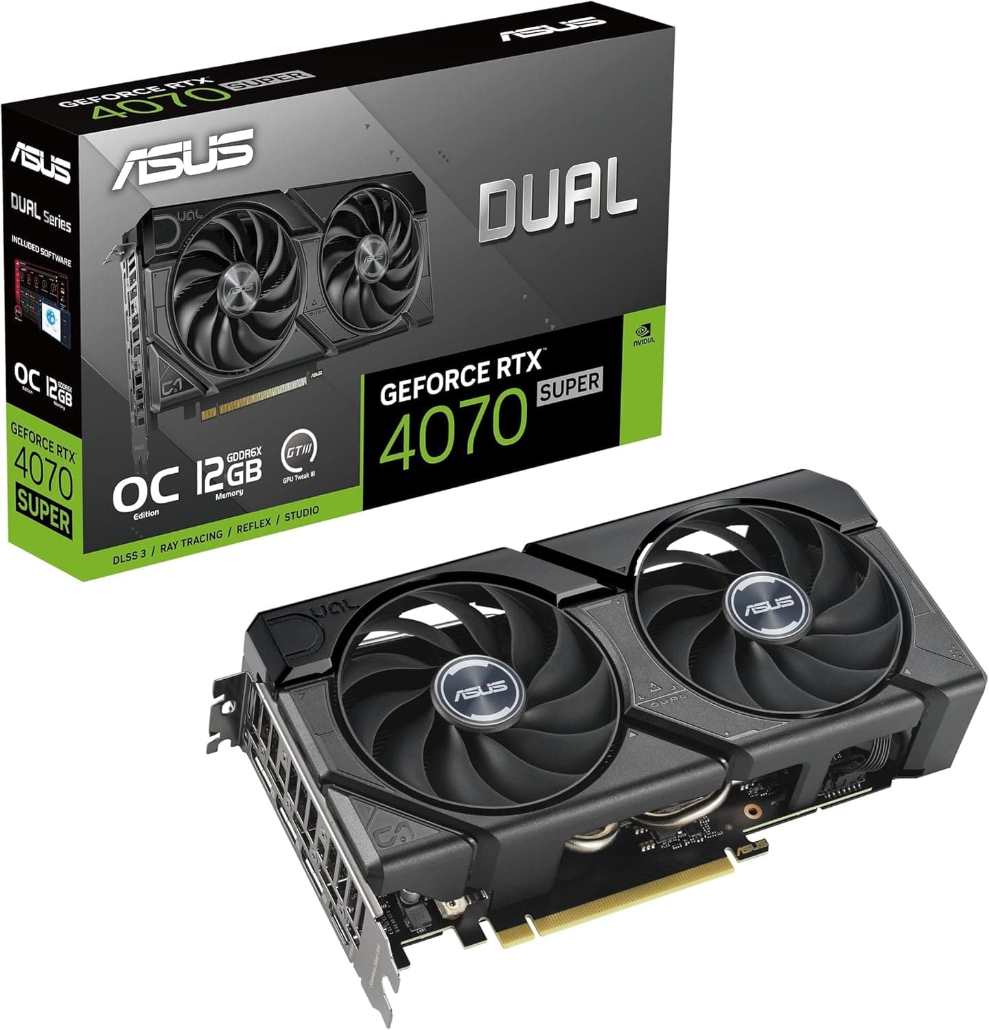 ASUS Dual GeForce RTX 4070 Super 12GB Graphics Card