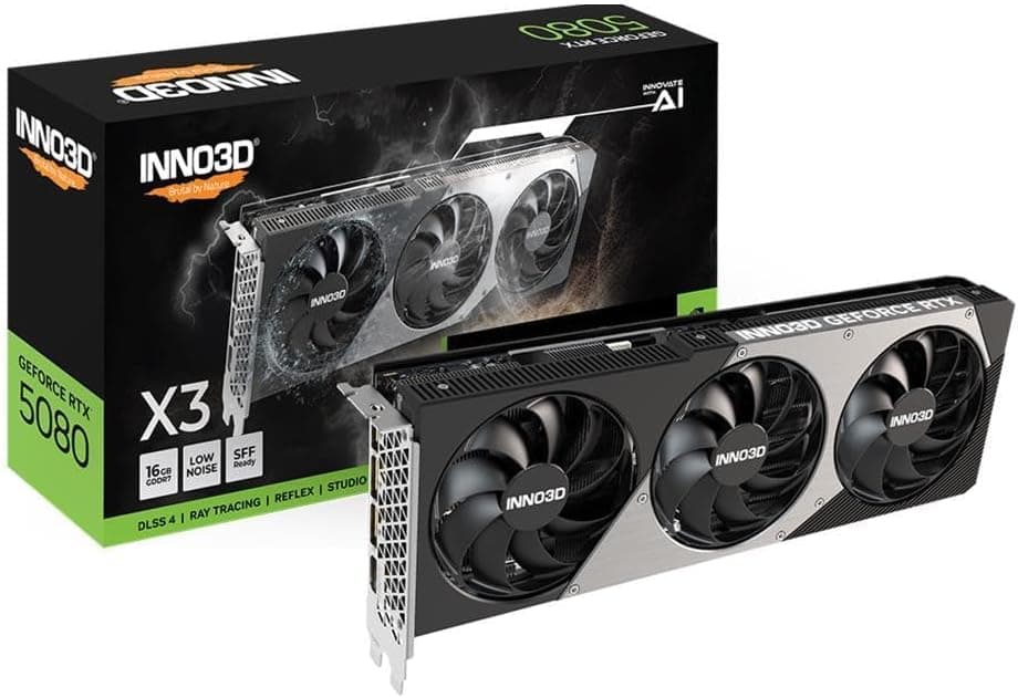 INNO3D GeForce RTX 5080 X3 16GB Graphics Card